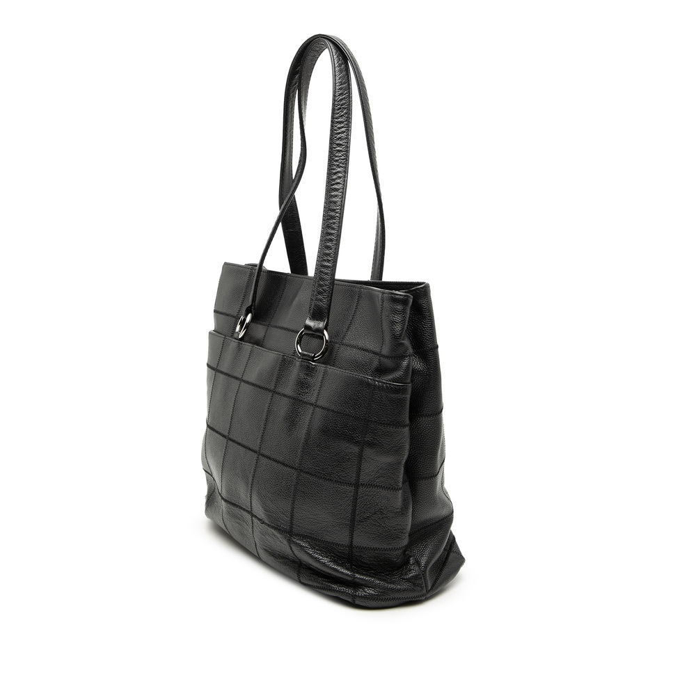 Pre-Loved Chanel Choco Bar Caviar Tote - Picture 2 of 7